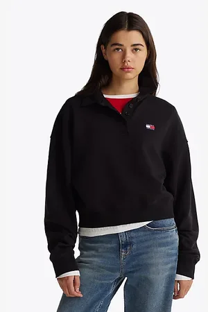 Tommy Hilfiger Boxy Fit Polo Collar Sweatshirt