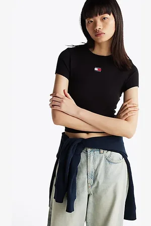 Tommy Hilfiger Tommy Badge Ribbed Slim T-Shirt
