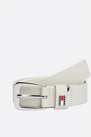 Tommy Hilfiger Plaque Keeper Leather Belt