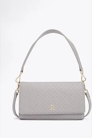 Tommy Hilfiger TH Monogram Debossed Shoulder Bag
