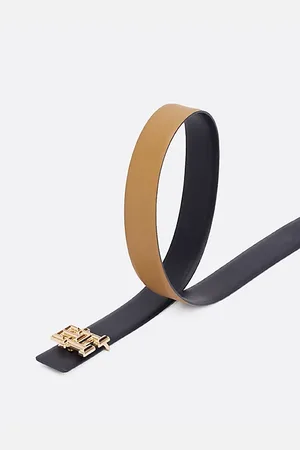 Tommy Hilfiger TH Monogram Reversible Leather Belt