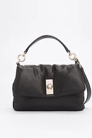 Tommy Hilfiger Soft Leather Convertible Crossbody Bag
