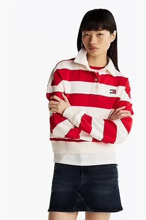 Tommy Hilfiger Boxy Fit Polo Collar Sweatshirt