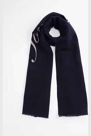Tommy Hilfiger Chic Logo Frayed Scarf