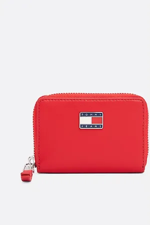 Tommy Hilfiger Logo Plaque Zip-Around Wallet