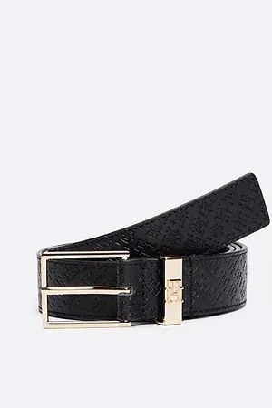 Tommy Hilfiger TH Monogram Leather Belt