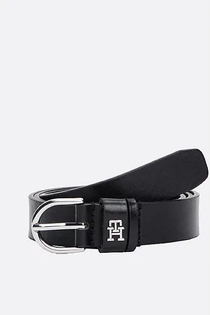 Tommy Hilfiger Essential TH Monogram Leather Belt