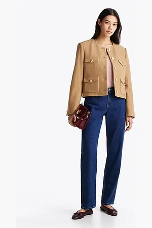 Tommy Hilfiger Mid Rise Straight Leg Jeans