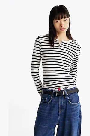 Tommy Hilfiger Ribbed Long Sleeve Slim T-Shirt