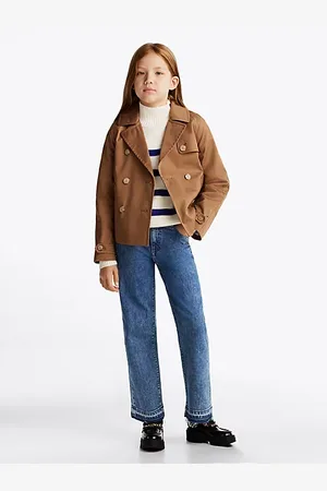 Tommy Hilfiger Girlfriend Straight Raw Hem Jeans