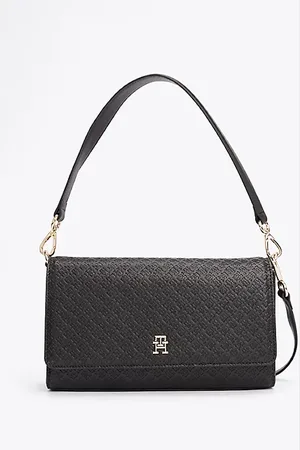 Tommy Hilfiger TH Monogram Debossed Shoulder Bag
