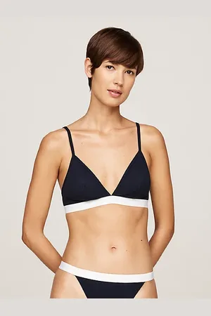 Tommy Hilfiger Hilfiger Monotype Removable Padding Triangle Bra