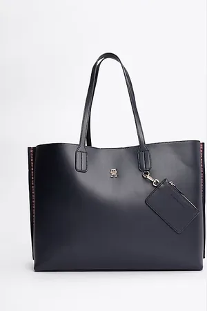 Tommy Hilfiger TH Monogram Signature Trim Tote