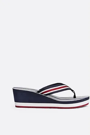Tommy Hilfiger Signature Strap Platform Flip-Flops