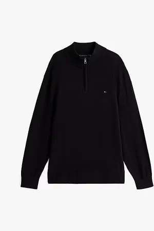Tommy Hilfiger Plus Half-Zip Knit Jumper