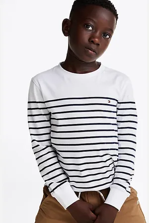Tommy Hilfiger Stripe Long Sleeve T-Shirt