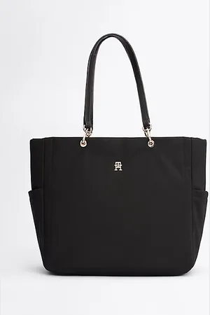 Tommy Hilfiger TH Monogram Plaque Tote