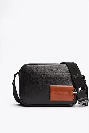 Tommy Hilfiger Pebble Grain Leather Reporter Bag