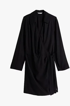 Tommy Hilfiger Curve Mini Wrap Dress