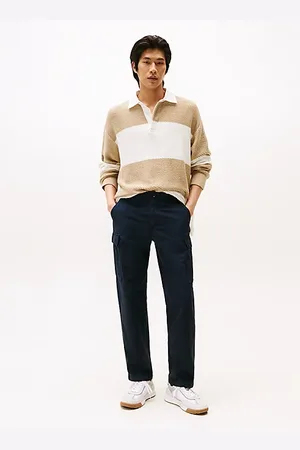 Tommy Hilfiger Satin Relaxed Cargo Trousers