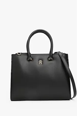 Tommy Hilfiger TH Monogram Plaque Tote