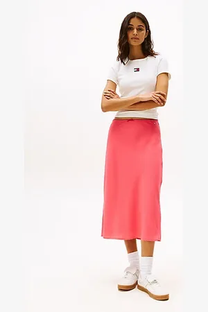 Tommy Hilfiger Trim Midi Skirt