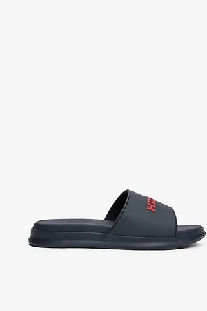 Tommy Hilfiger Textured Logo Pool Slides