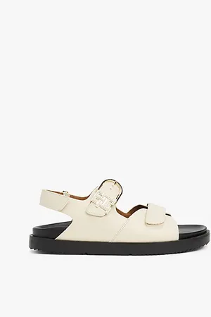 Tommy Hilfiger TH Monogram Leather Cleat Sandals