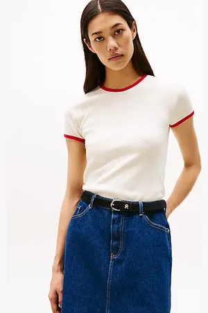 Tommy Hilfiger Contrast Crew Neck Slim T-Shirt