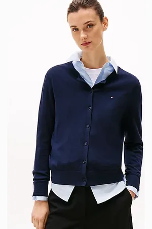 Tommy Hilfiger Jersey Crew Neck Cardigan
