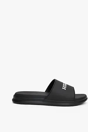Tommy Hilfiger Textured Logo Pool Slides