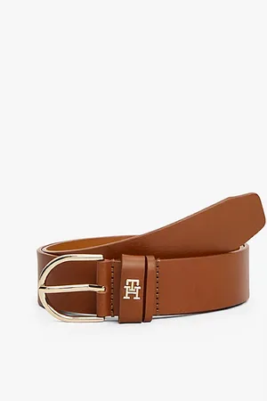 Tommy Hilfiger TH Monogram Round Buckle Belt