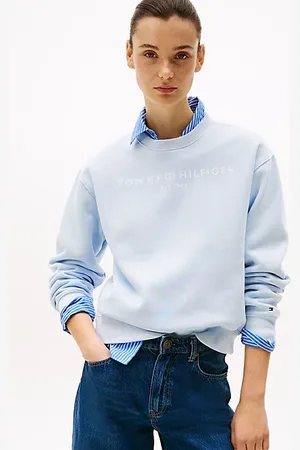 Tommy Hilfiger Logo Crew Neck Fleece Sweatshirt
