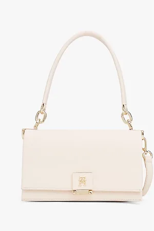 Tommy Hilfiger TH Monogram Flap Closure Crossbody Bag