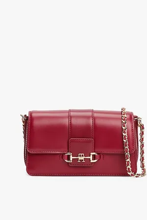 Tommy Hilfiger Heritage Horsebit Leather Crossbody Bag