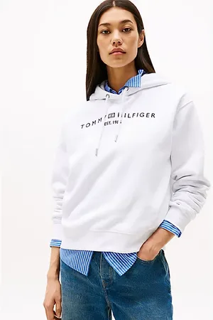 Tommy Hilfiger Logo Fleece Drawstring Hoody