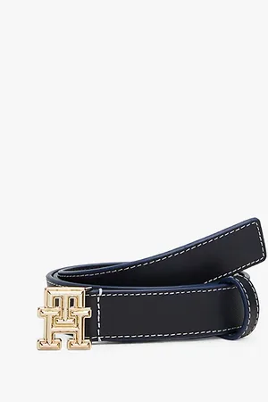 Tommy Hilfiger TH Monogram Leather Belt