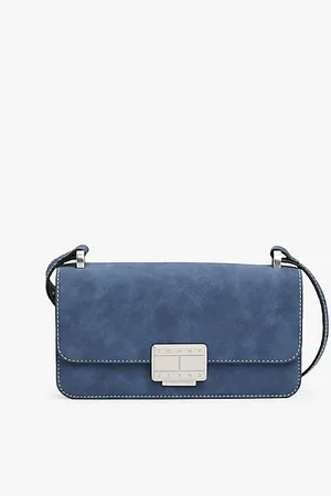 Tommy Hilfiger Logo Plaque Flap Crossbody Bag
