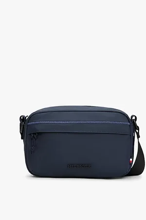 Tommy Hilfiger Textured Logo Reporter Bag