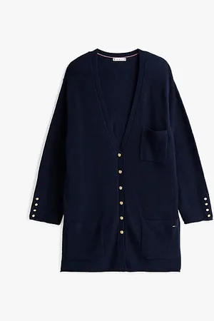 Tommy Hilfiger Curve Wool Blend Relaxed Cardigan