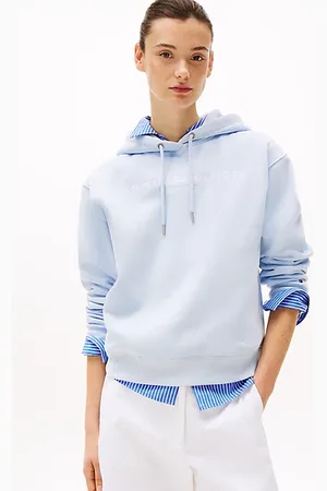 Tommy Hilfiger Logo Fleece Drawstring Hoody