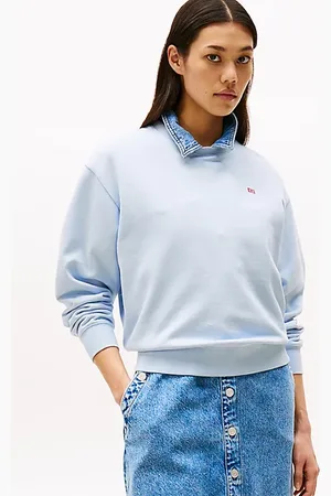 Tommy Hilfiger Contrast Hilfiger Flag Embroidery Sweatshirt