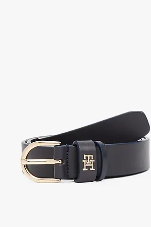 Tommy Hilfiger Essential TH Monogram Leather Belt