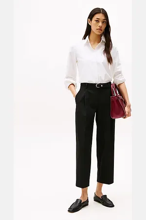Tommy Hilfiger Tapered Leg Cropped Trousers