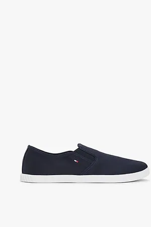 Tommy Hilfiger Canvas Slip-On Trainers