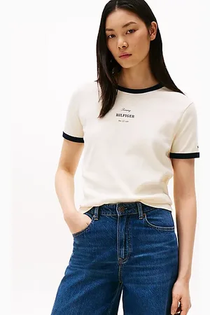 Tommy Hilfiger Logo Contrast Trim T-Shirt