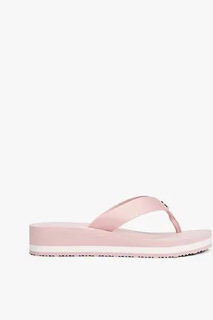 Tommy Hilfiger TH Monogram Wedge Flip-Flops
