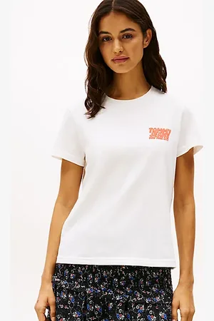 Tommy Hilfiger Bubble Logo Crew Neck T-Shirt