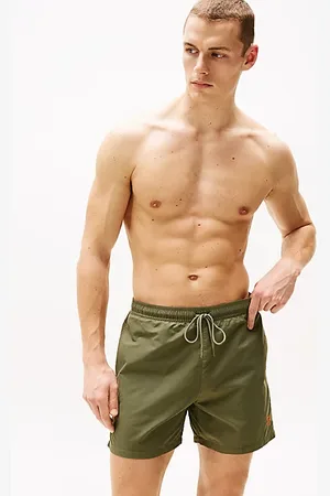 Tommy Hilfiger TH Monogram Mid Length Swim Trunks