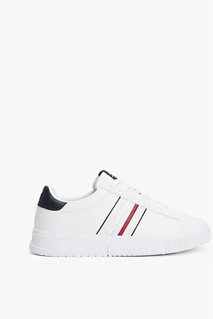 Tommy Hilfiger Leather Debossed Logo Trainers